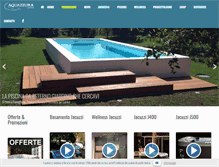Tablet Screenshot of piscineaquazzura.com